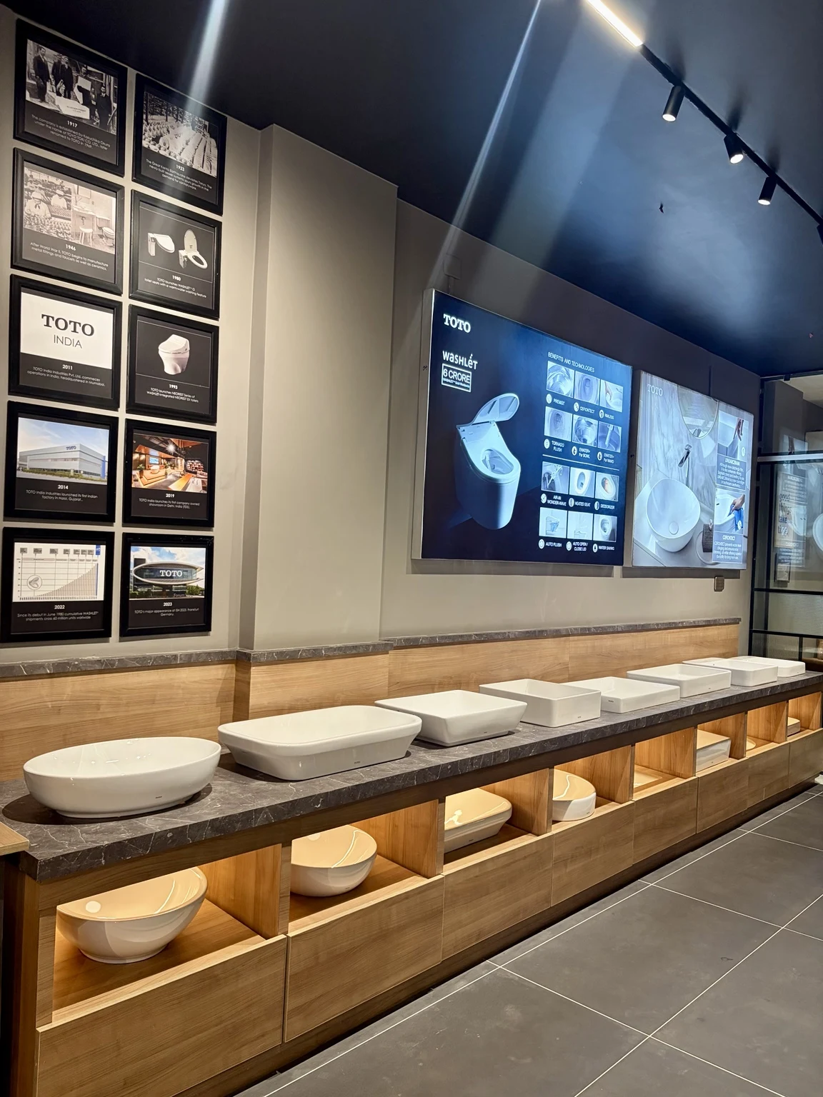 Actual TOTO display at Experience Centre One
